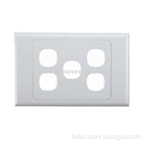 Face Plate, 5 Ports in Australian Style